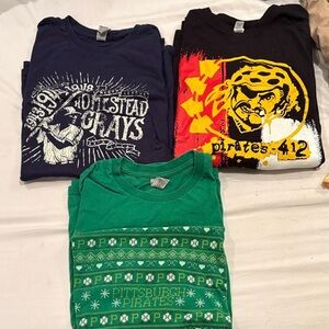 Bundle of Pittsburgh Pirates Unisex T-shirts Size XL - All From Games!